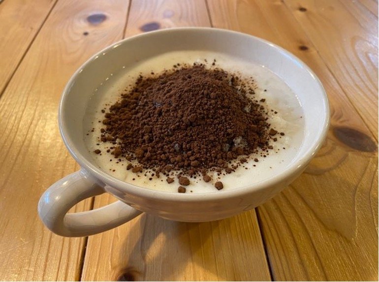 Riž z beljakovinskim napitkom